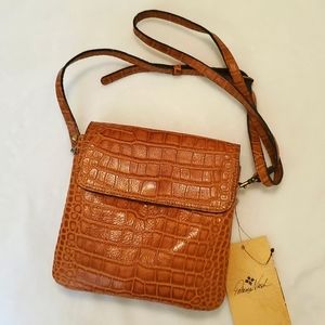 NWT Patricia Nash Crossbody Balluri Cognac Bag